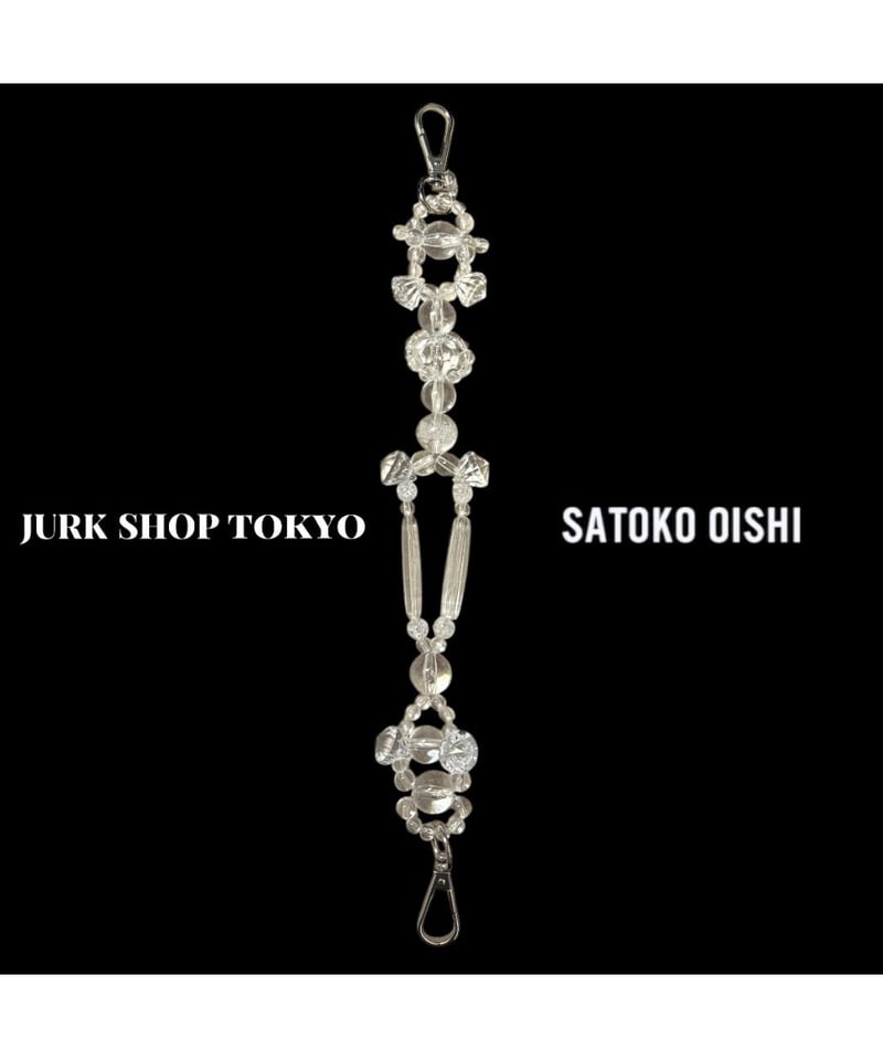 Satoko Oishi / short strap (clear) | JURK shop