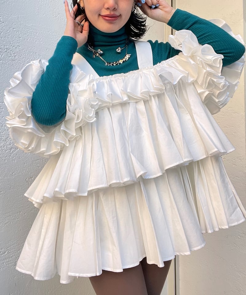 naokitomizuka / Ruffle camisole blouse | JURK s