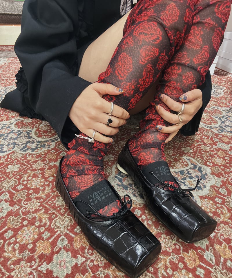 MM6 Maison Margiela / ballet flats (crocodile)