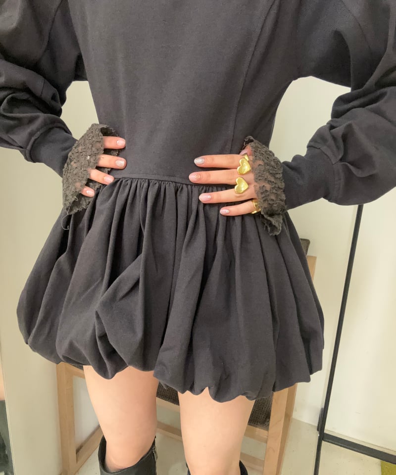 Little $uzie / Ballon Hem Swiching Tops | JURK