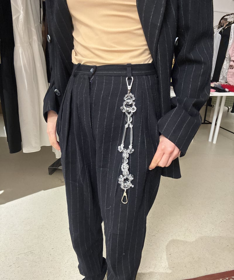 Satoko Oishi / short strap (clear) | JURK shop