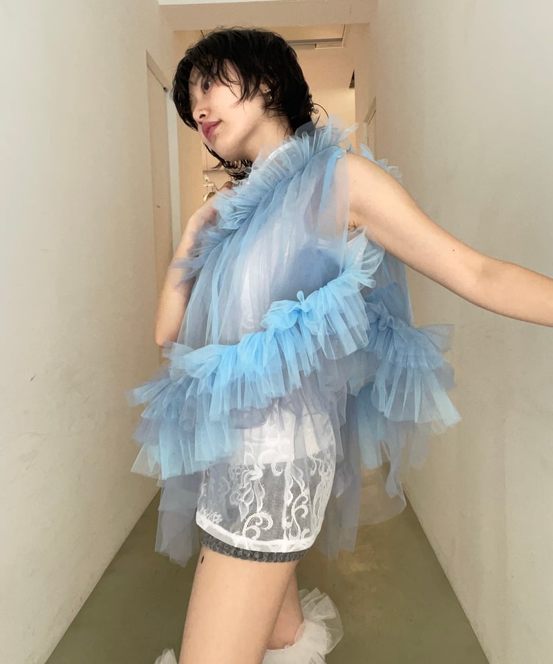 VIVIANO × JURK / Tulle Cami Top | JURK shop tokyo