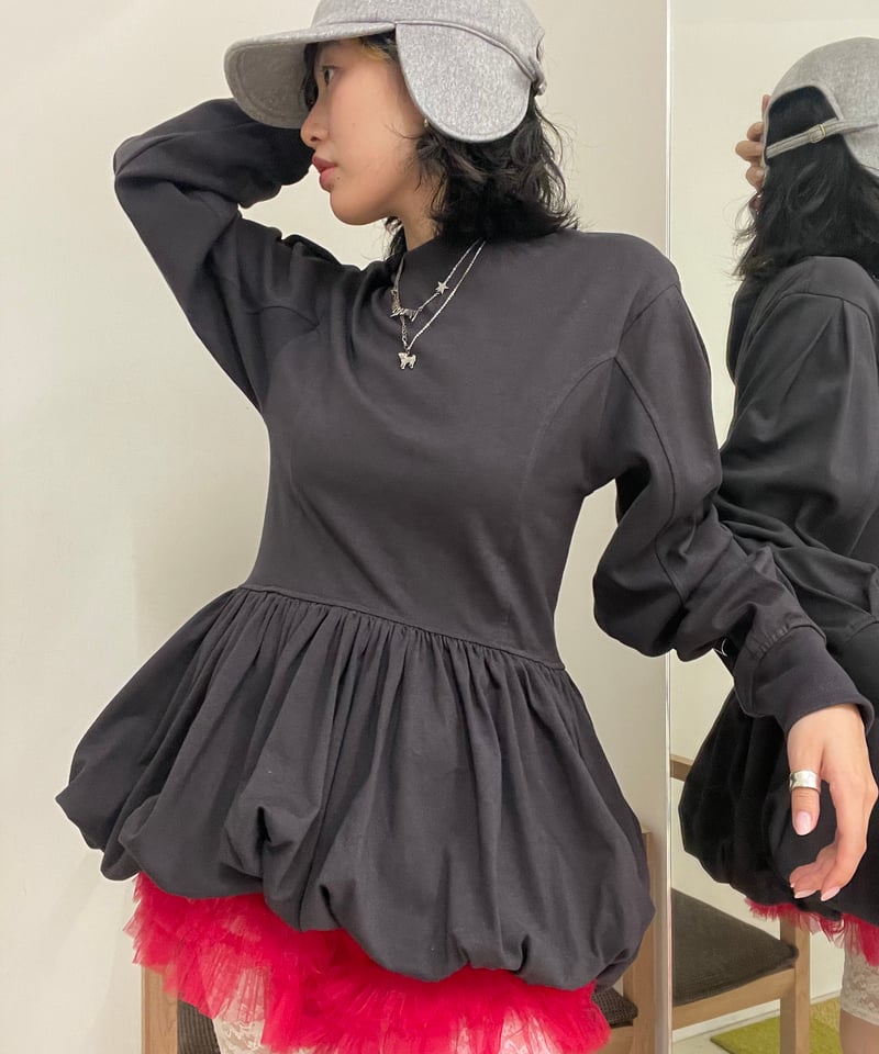 Little $uzie / Ballon Hem Swiching Tops | JURK