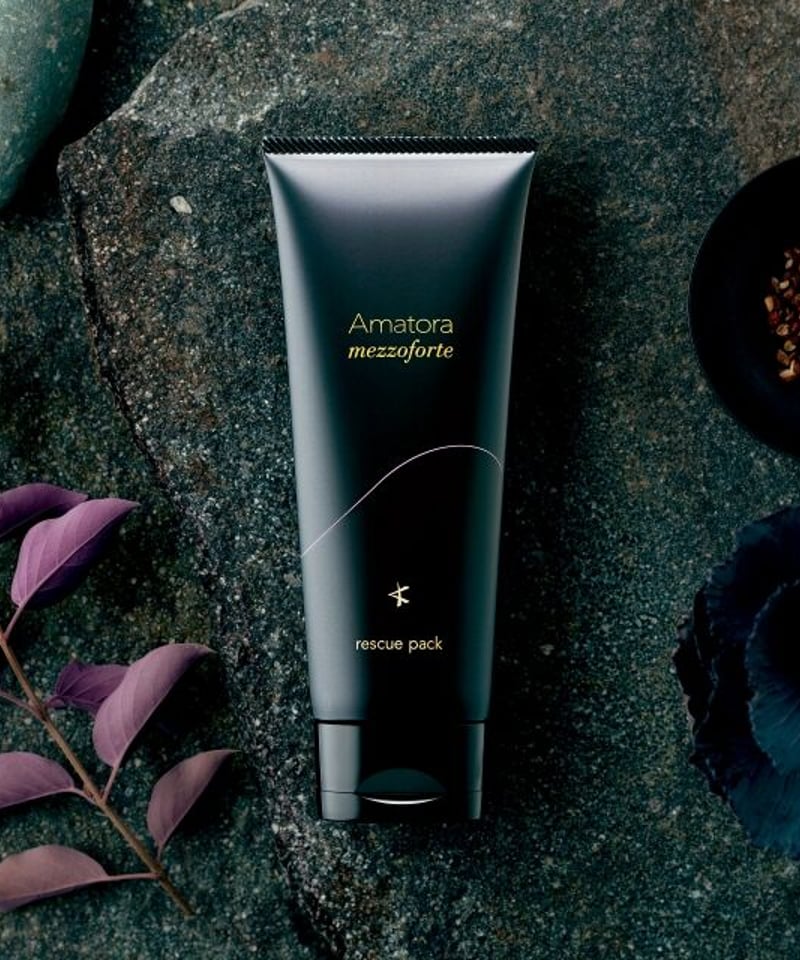 アマトラ メゾフォルテ新 ヘアバス335ml &レスキューパック225g