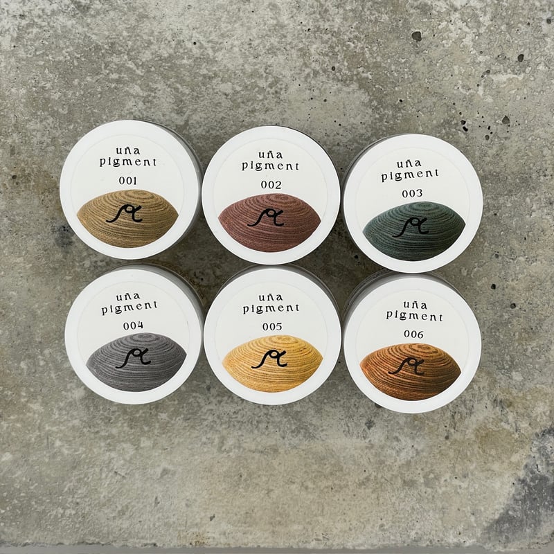 【新品・未開封】uña pigment 全色set ＆ nail pallet uña pigment 01~06各色, set< 01~05 >, set< 01~06