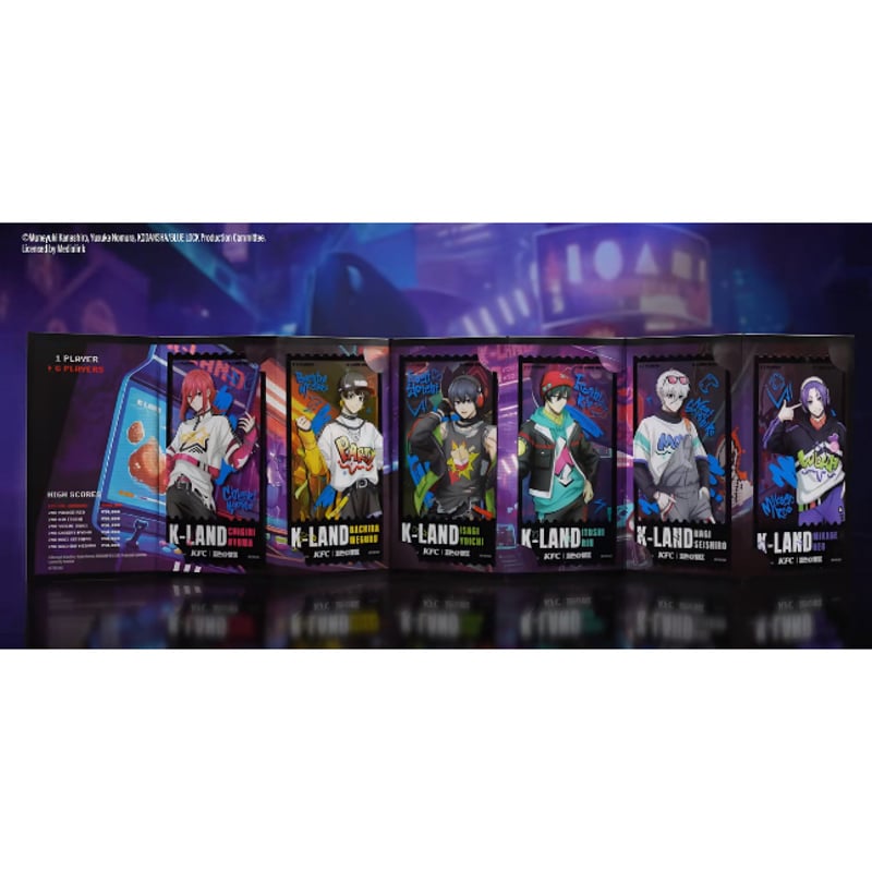 販売再開【ブルーロック × KFC】中国限定発売 コラボグッズ PET記念