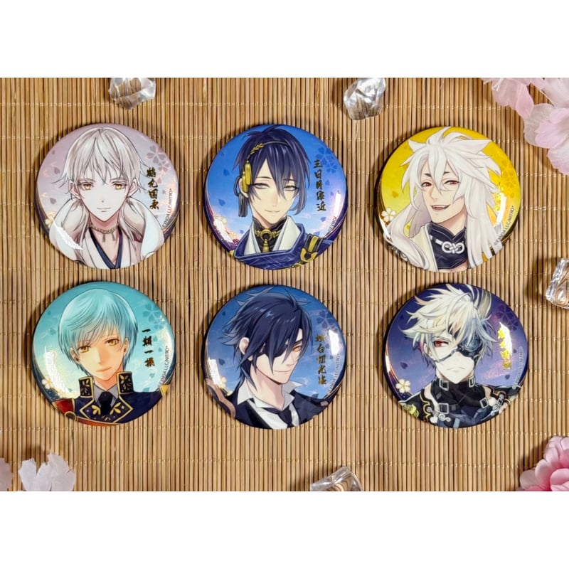 刀剣乱舞 三日月 AnimeJapan2016 缶バッジ 13個セット 刀剣乱舞 三日月
