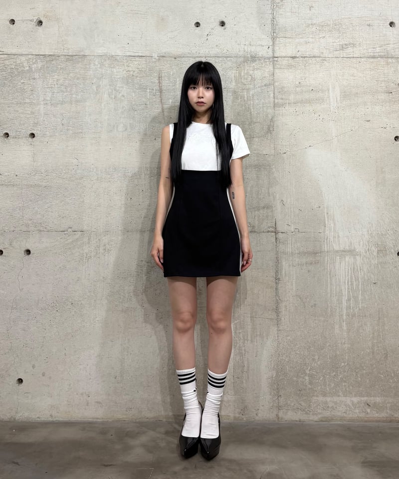 再入荷】line layerd mini onepiece | KISS THE CLUB