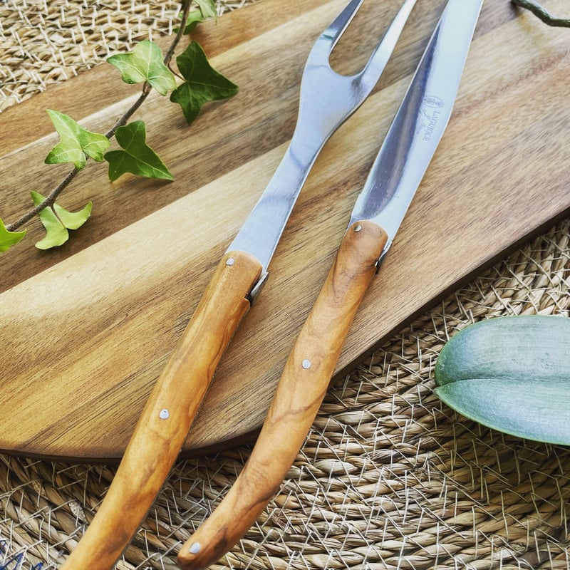 ラギオール ライヨール カトラリー ゴールドハンドル 希少 シャトー