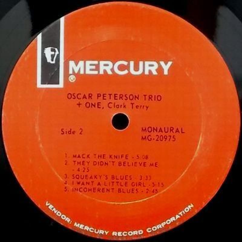 Oscar Peterson / Trio+One (Clark Terry) | GOOD