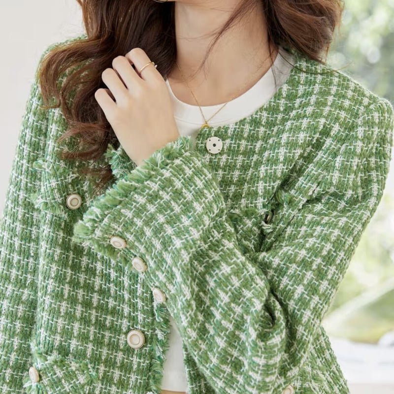 グリーンツイードジャケット | HANNA CLOSET online