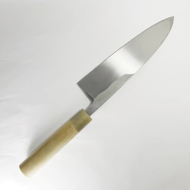 出刃包丁 白鋼 霞 水牛柄 7寸（210mm） | 刃物の老舗 本家かね惣