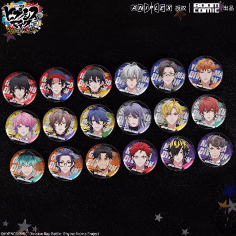 ヒプマイ 中国限定 ZEROOUT 缶バッジ18個 ヒプマイ 中国限定9th