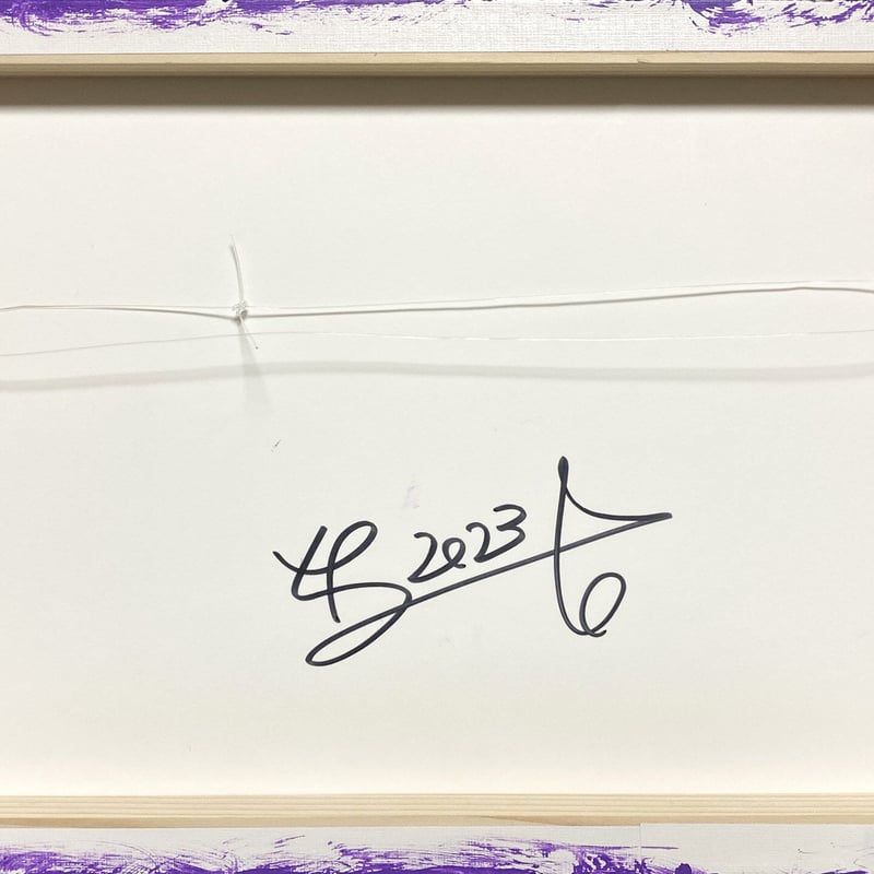 黄色い鳥」/ acrylic on panel | 佐藤雄一 Art Shop