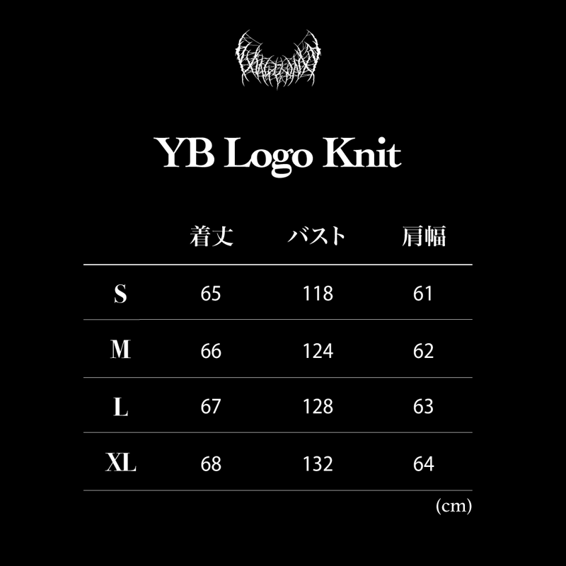 YB Logo Knit (White) | YXNGBRATZ OFFICIAL ONLIN