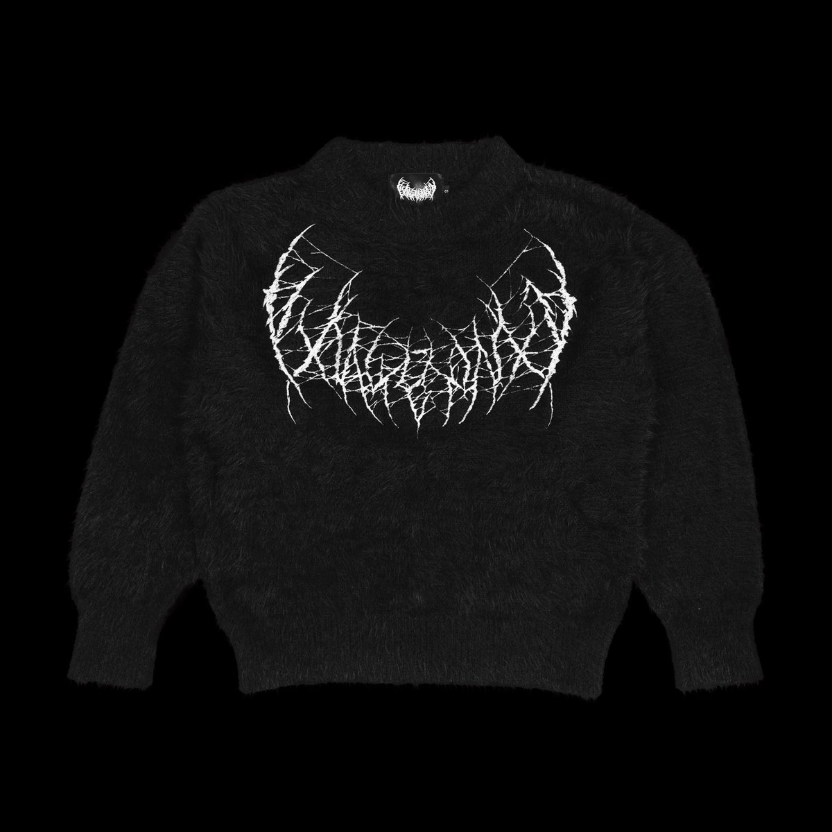 YB Logo Knit (Black) | YXNGBRATZ OFFICIAL ONLIN