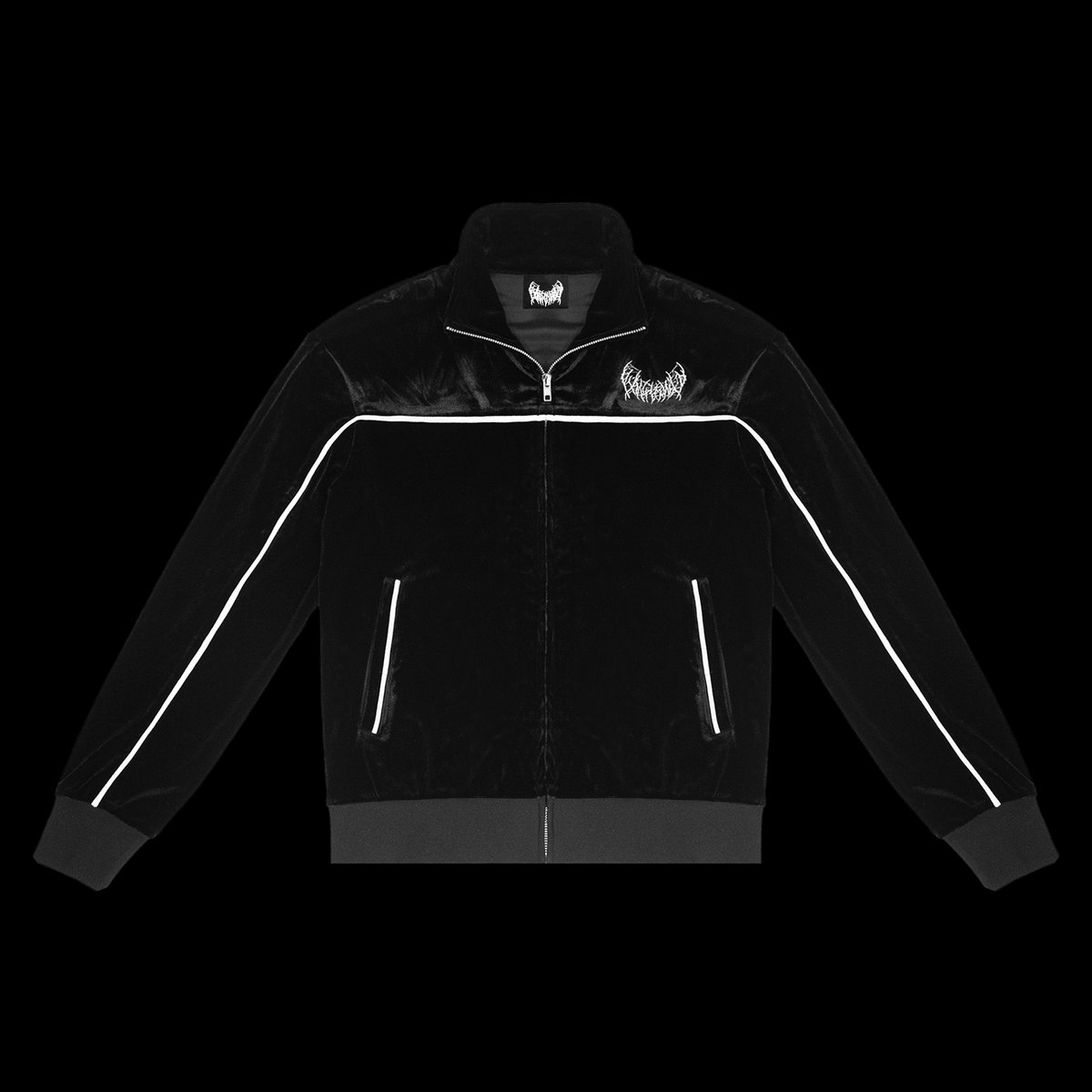YB Velour Jacket (Black) | YXNGBRATZ OFFICIAL O