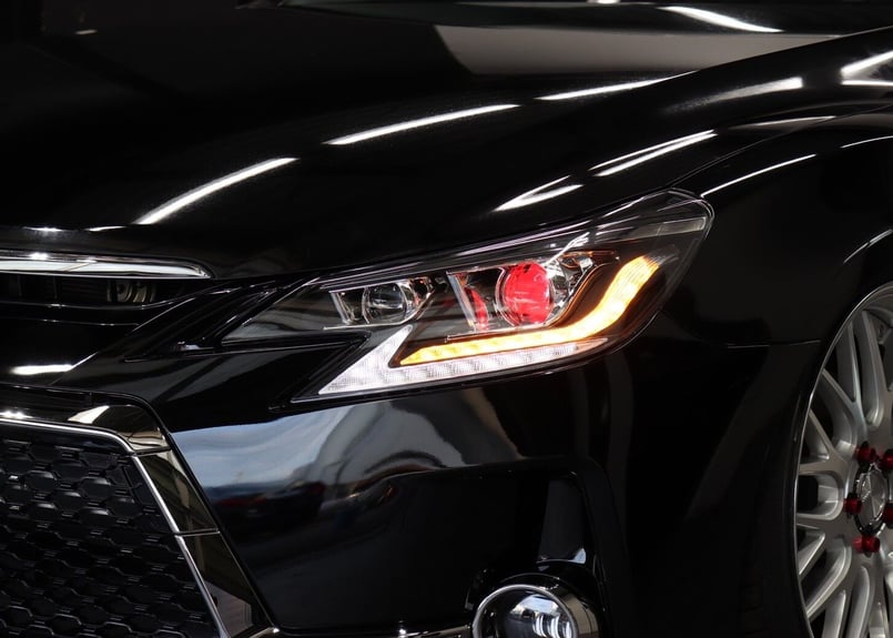 TOYOTA GRX130 マークX / 中期後期型2眼ヘッドライト レッドアイ