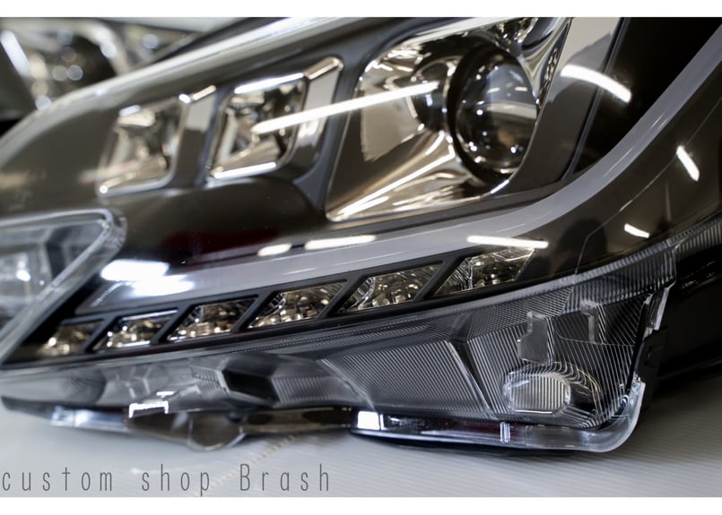 BRASH】TOYOTA GRX130 マークX / BRASH3眼カラーアイヘッドライト