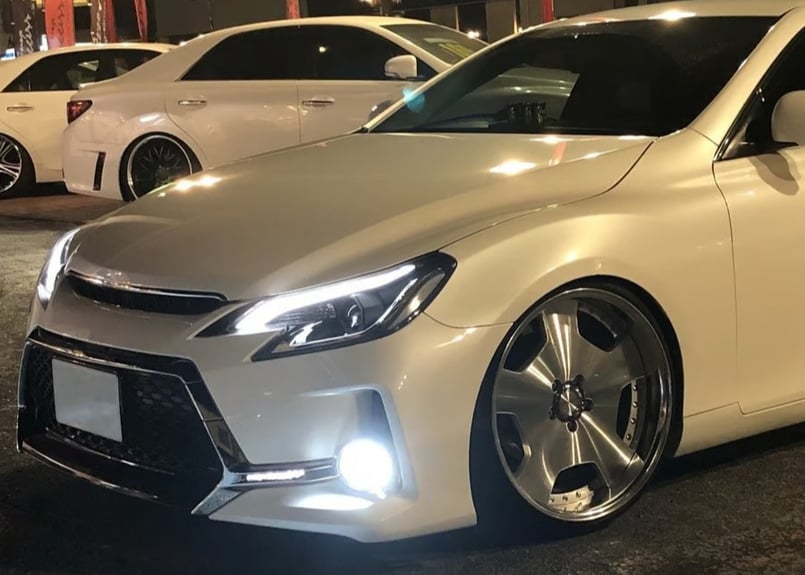 TOYOTA GRX130 マークX / 中期後期型 アイブロウヘッドライト