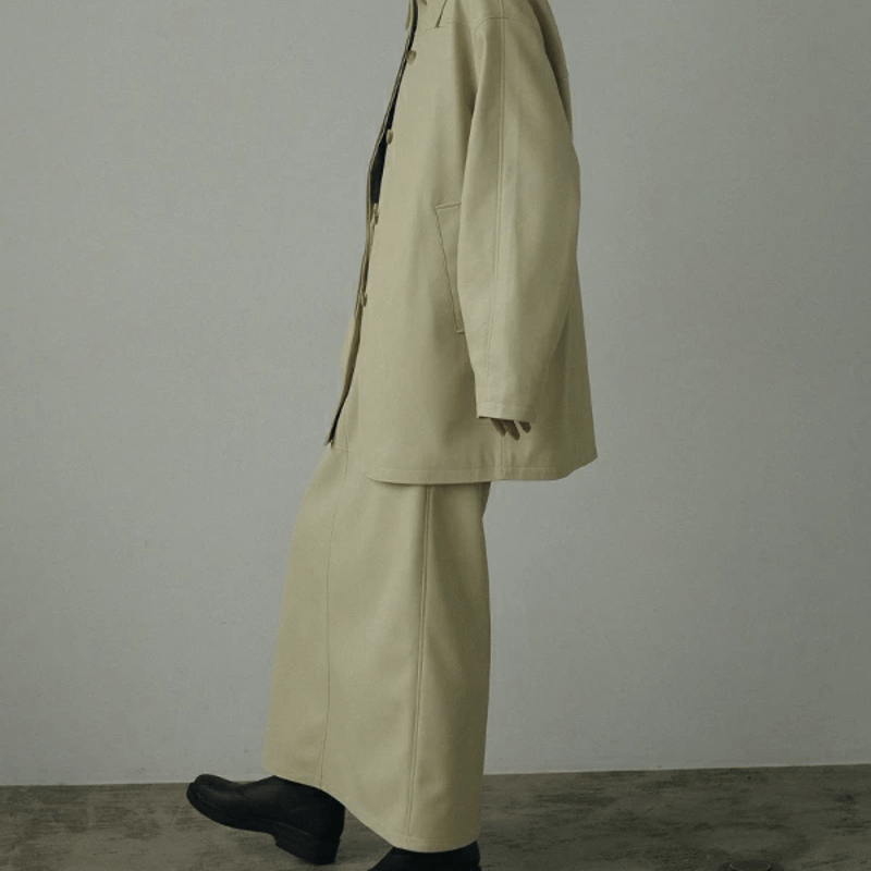 ànuke アンヌーク anuke Ecoleather Over Jacket エコレザーオ