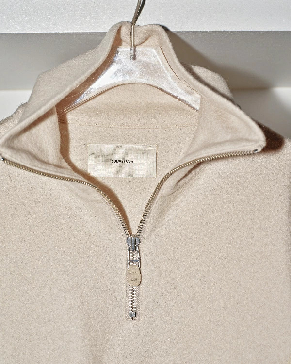 TODAYFUL トゥデイフル Halfzip Wool Pullover ハーフジップウール