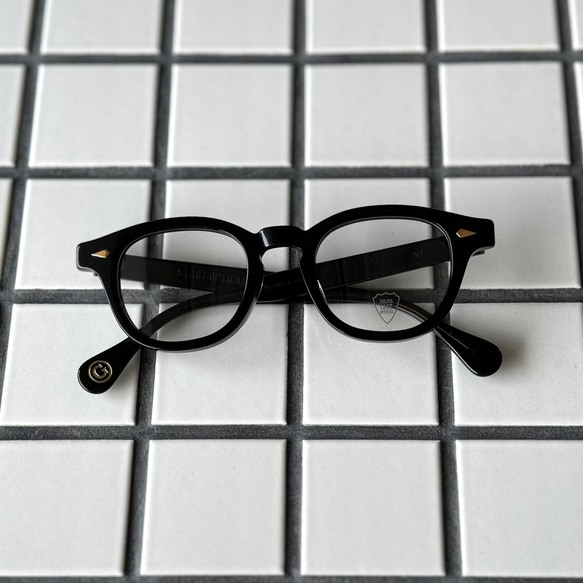 JULIUS TART OPTICAL/AR-GOLD/46-22/Black Crystal