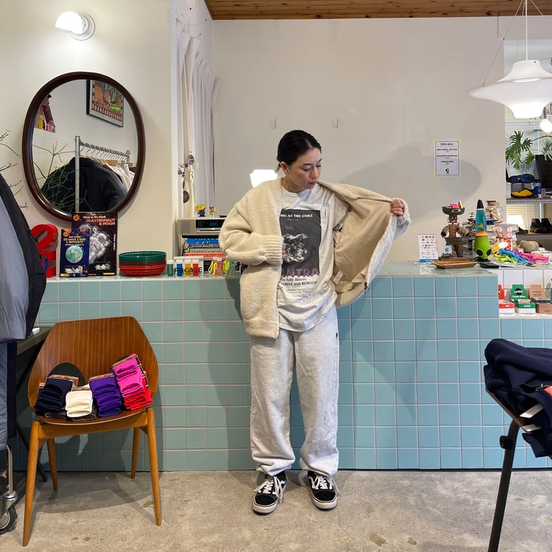 MacMahon Knitting Mills / Knit MA-1 3D BONE | F