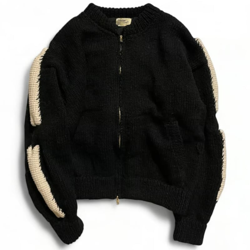 MacMahon Knitting Mills / Knit MA-1 3D BONE | F