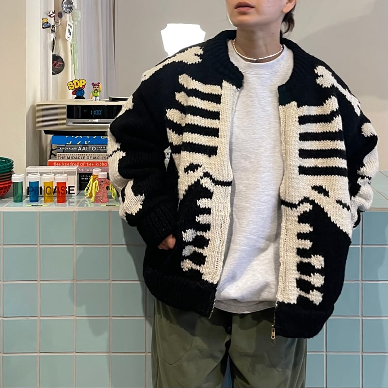 MacMahon Knitting Mills / Knit MA-1 BONE | FLUTTER