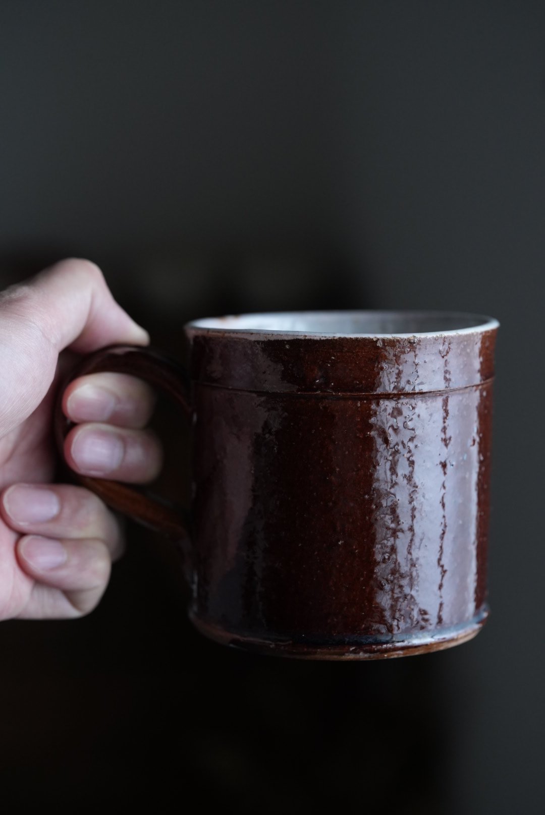 19世紀 古いCul Noir キュノワール マグカップ / 1800年代・フランス