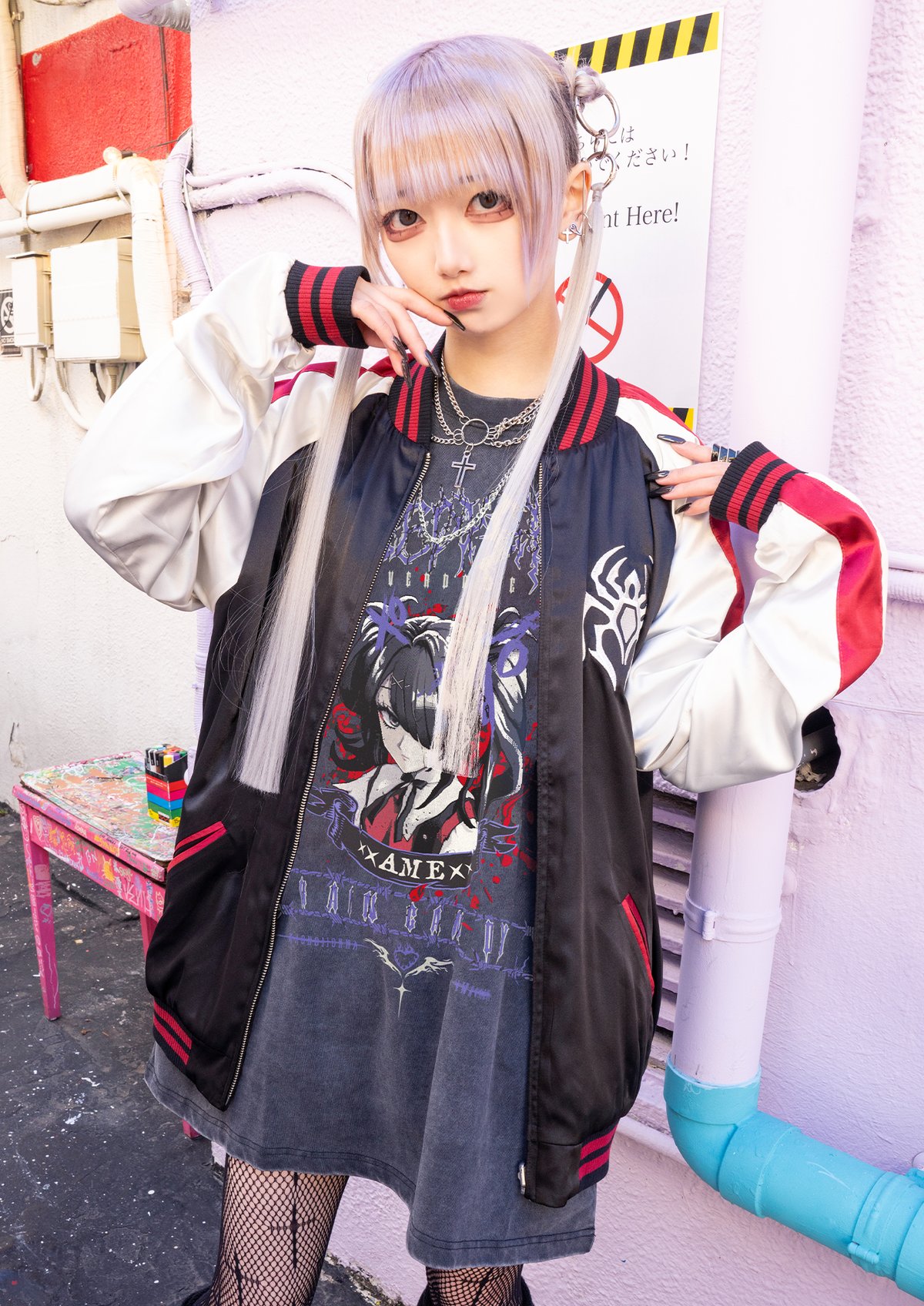 ニディガ展4開催記念過去グッズ祭り】あめちゃんのスカジャン | NEEDY