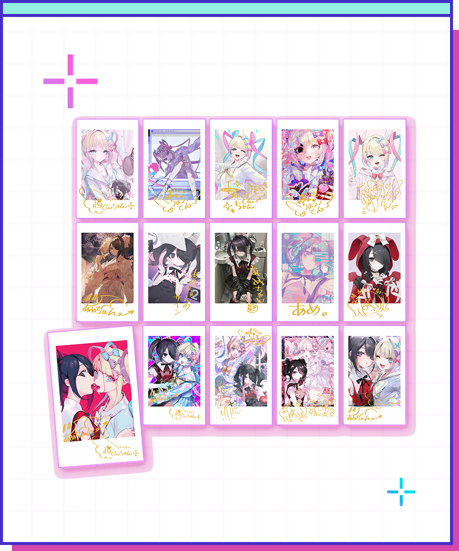 ニディガ展4開催記念過去グッズ祭り】サインチェキトレカコレクション