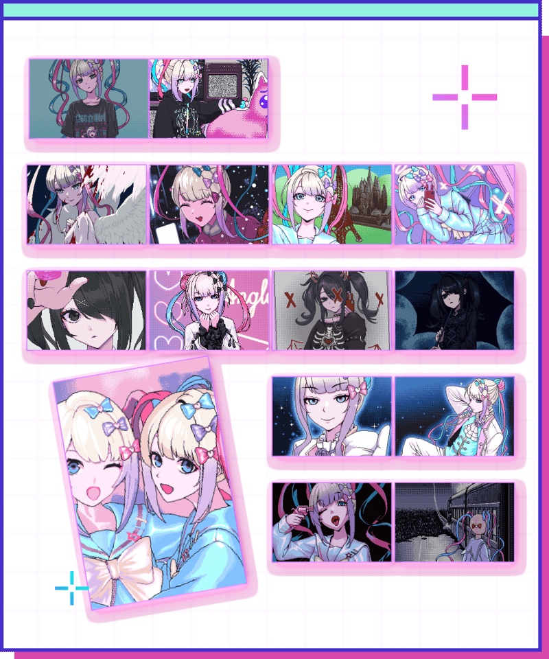 ニディガ展4開催記念過去グッズ祭り】SNS photo 缶バッジコレクション