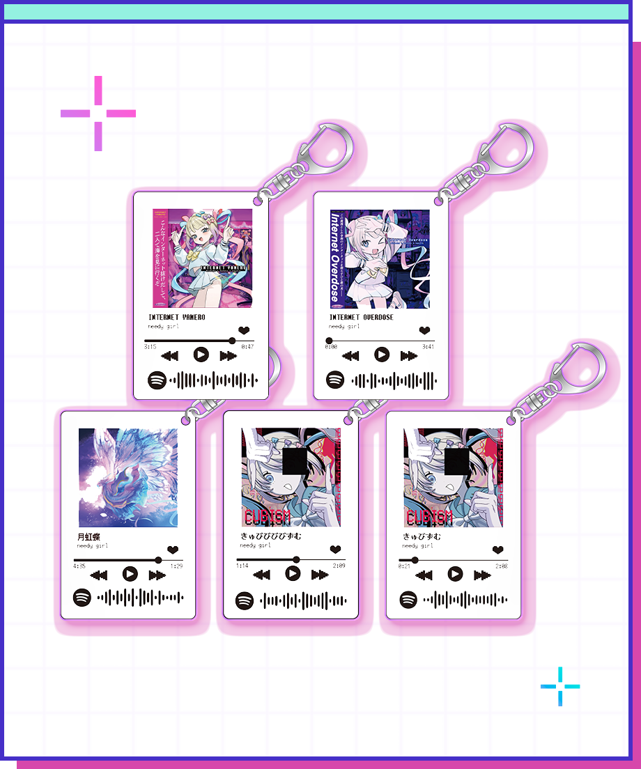 ニディガ展4開催記念過去グッズ祭り】激エモCDアクキー | NEEDY GIRL