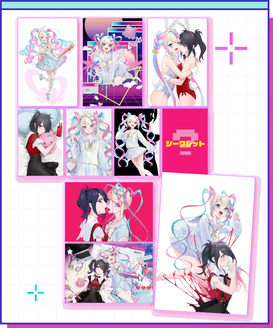 ニディガ展4開催記念過去グッズ祭り】アクリルトレカコレクション vol