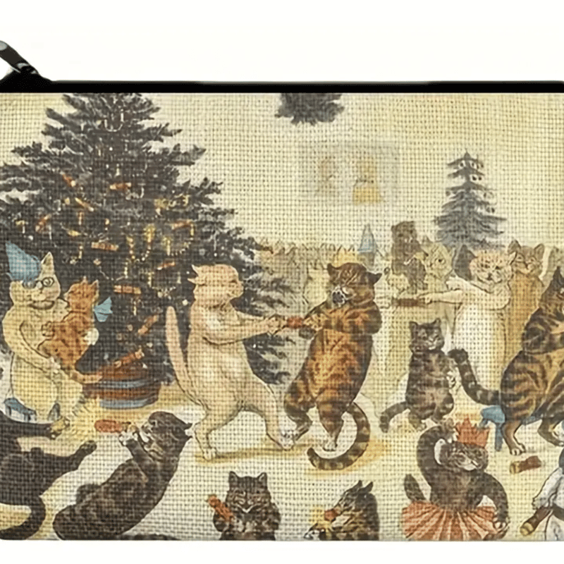 絵画 。壁掛け絵☆【猫ちゃんたちの幸せなクリスマスパーティー】05