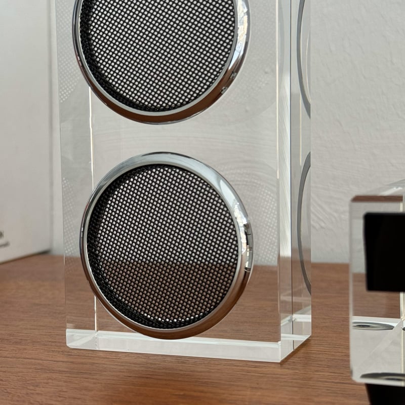 objet-03102 ガラス製 オーディオスピーカー アンプ オブジェ | ART OF