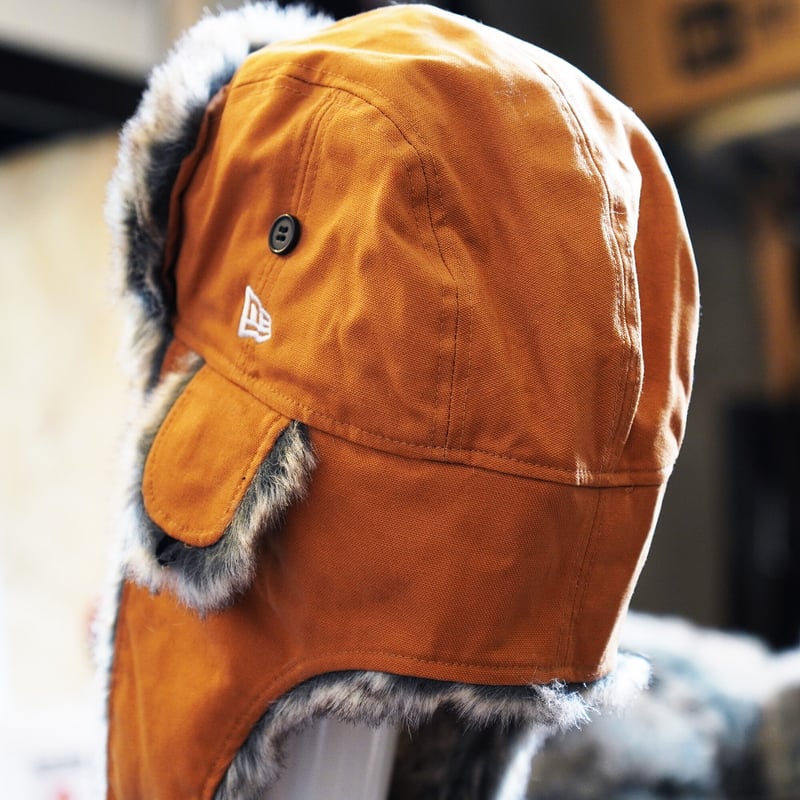 NEW ERA・ニューエラ トラッパー The Trapper ダックキャンバス（タン