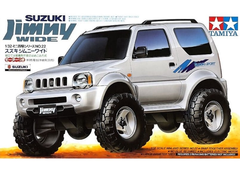タミヤ 1/32 ミニ四駆 No.22 スズキ ジムニー ワイド | ウエサカ模型店