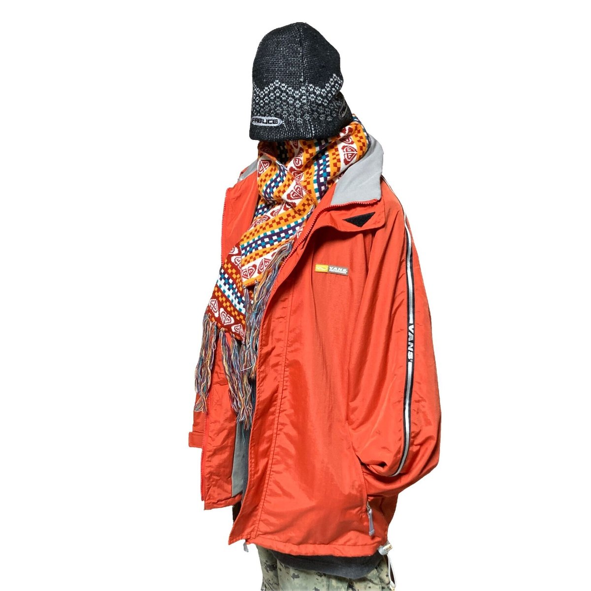 90s OLD VANS Nylon Gimmick Jacket | HOW Used/Vi