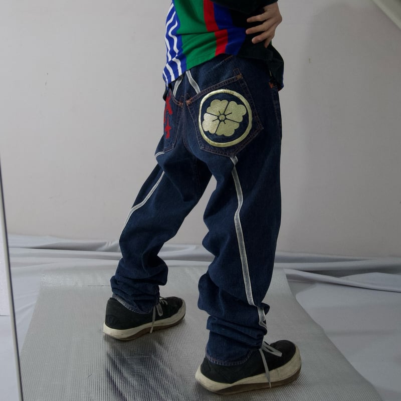 EVISU GENES OSAKA Draping Spiral Selvedge Denim