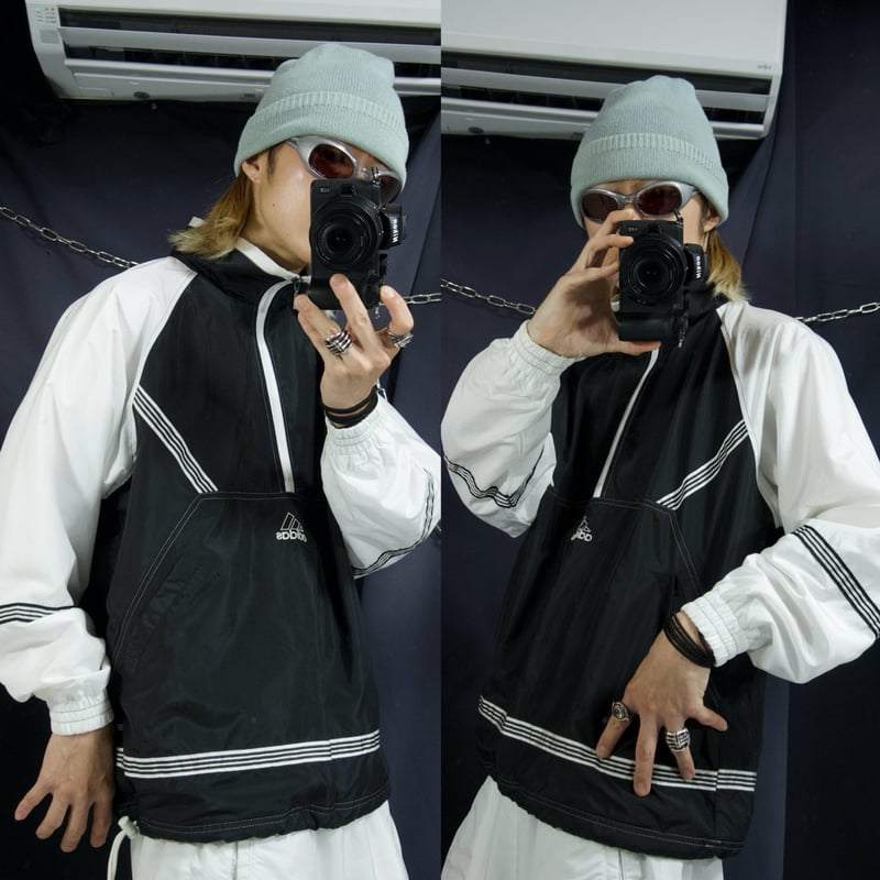 90s Adidas Descente Setup Half Zip Pullover Ano