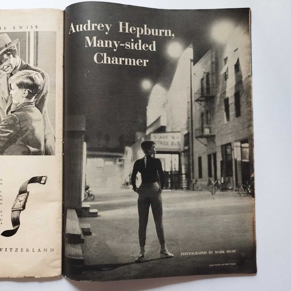 LIFE 』1954年4月19日号 オードリー・ヘプバーン表紙 額装に最適