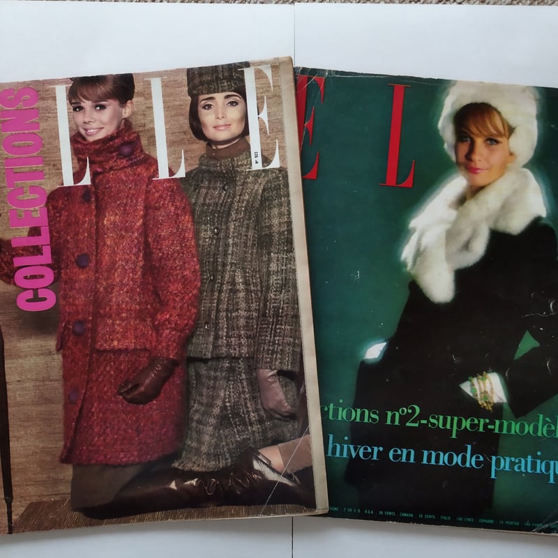 ELLE 』1963年8月30・9月6日号(2冊セット) 特集・秋冬コレクションズ