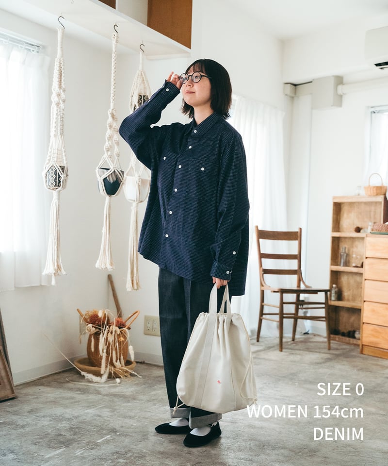 2026SS 先行予約】#-24 Ventile gabardine 2tuck strai