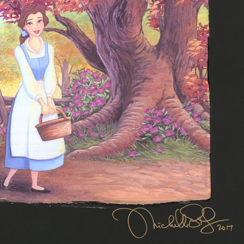 ディズニー 公式ファインアート 美女と野獣 