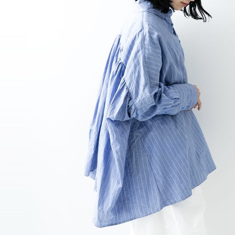 Veritecoeur ヴェリテクールVC-2419 バックギャザーシャツ | hana hana