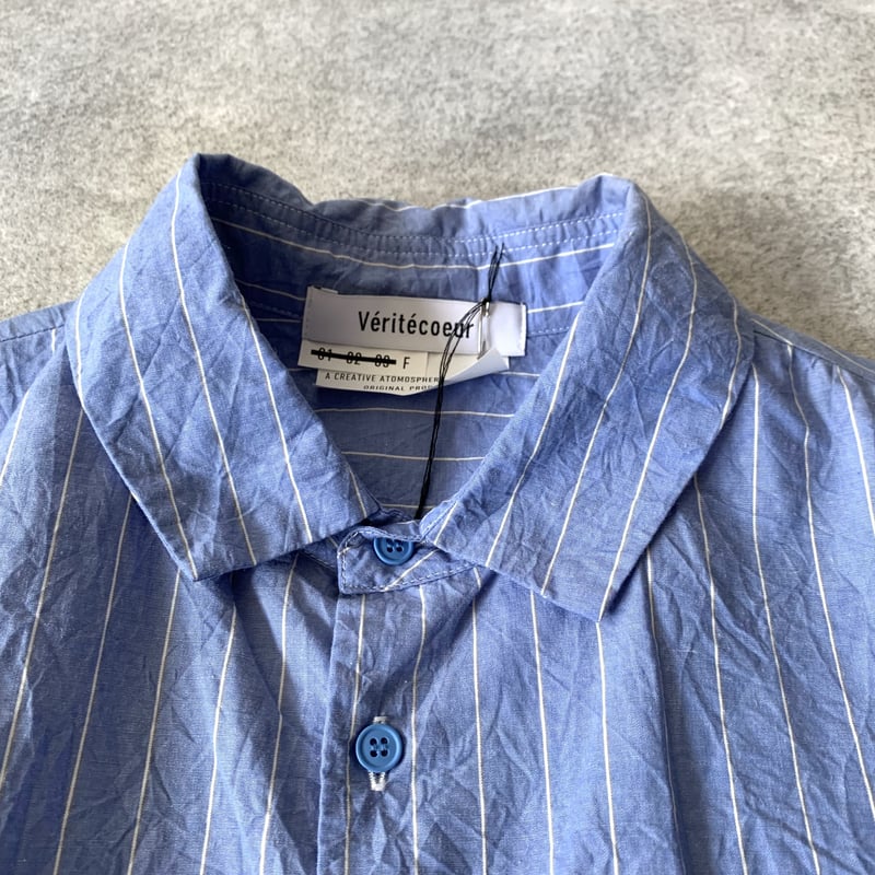 Veritecoeur ヴェリテクールVC-2419 バックギャザーシャツ | hana hana