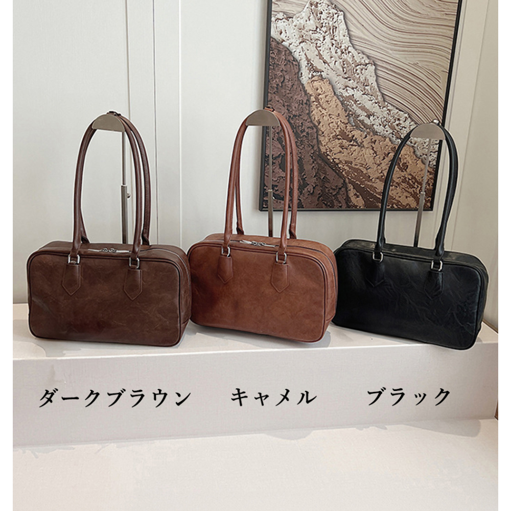 ロングハンドルボストンバッグ | Bagoodtimeshop